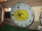 99100-JOHN DEERE GLASS CLOCK