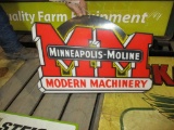 86297-MINNEAPOLIS MOLINE PLASTIC, SINGLE SIDED SIGN