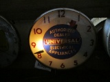 99099-UNIVERSAL ELECTRIC,GLASS CLOCK