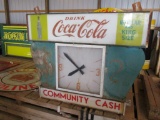 99123-COCA COLA GLASS CLOCK