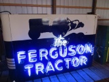 99128-FERGUSON TRACTOR, DOUBLE SIDED, NEON,PORCELAIN