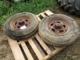 10232- PALLET OF IH F & H FRONT WHEELS