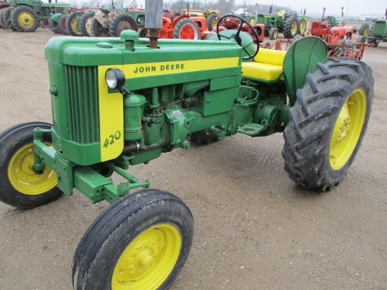 5485-JD 420 W TRACTOR