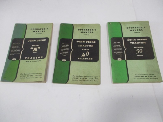 3059-(3) JD A, JD 40, JD 50 OPERATORS MANUAL