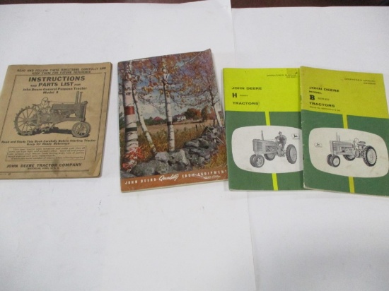 3060-(4) JD B, JD H, MISC JD OPERATORS MANUAL