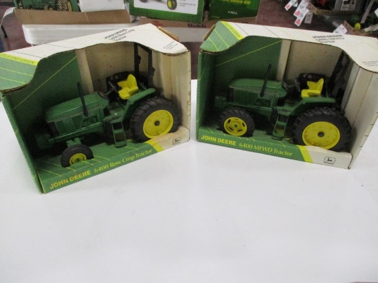 4303-JD 6400 MFWD, JD 6400 ROW CROP, NIB, 1/16 SCALE