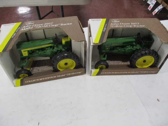 4981-JD 720 HIGH CROP, JD 70 ROW CROP, NIB, 1/16 SCALE