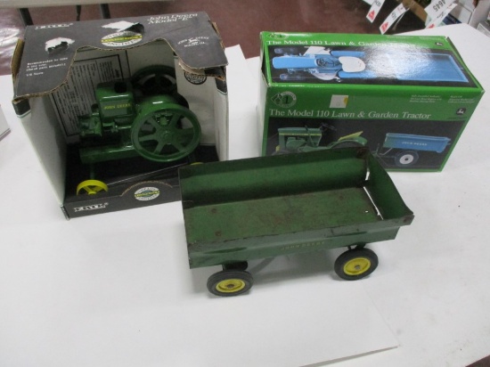 5002-JD 110 L&G, JD HIT-N-MISS ENGINE, JD WAGON, 1/16 SCALE