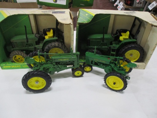 5007-(2) JD 6200 MFWD, (2) JD TRACTORS NIB, 1/16 SCALE