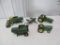 4905- JD DIE CAST PARTS, TRACTORS, COMBINES, ALL MISSING PIECES