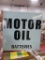 5047- 24' SQUARE MOTOR OIL SINGLE SIDED PORCELAIN