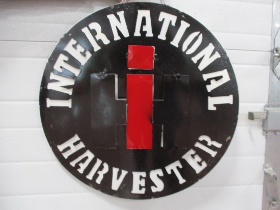 2901- 22" ROUND INTERNATIONAL HARVESTER SINGLE SIDED TIN