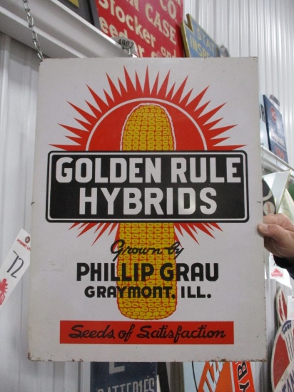 2907- 24" X 18" GOLDEN RULE ILLINOIS SEED SIGN