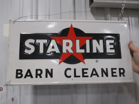 2927- 22" X 11-1/2" SINGLE SIDED TIN STARLINE