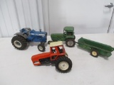 4904- (3) TOY PARTS TRACTORS; FORD, JD AND ALLIS