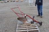 5113- JD WALK BEHIND PLOW, PAINTED RED