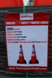 5756- 250 ORANGE CONES , NEW