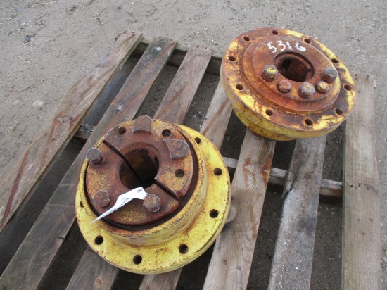 5316-(2) JD 10 BOLT DUAL HUBS