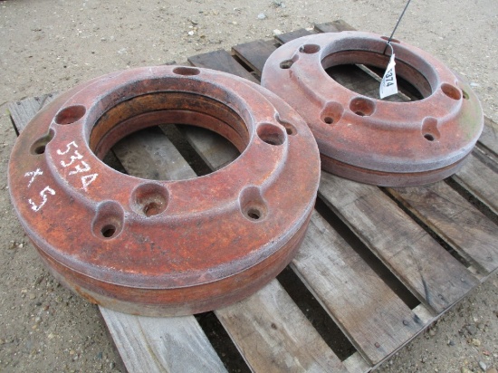 5374-(5) OLIVER WHEEL WEIGHTS, 5X THE MONEY