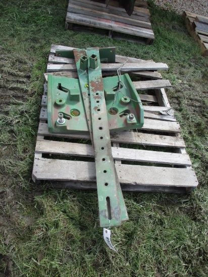 99348 -JOHN DEERE DOUBLE STACK FRONT WEIGHT PAD w/ RAILS
