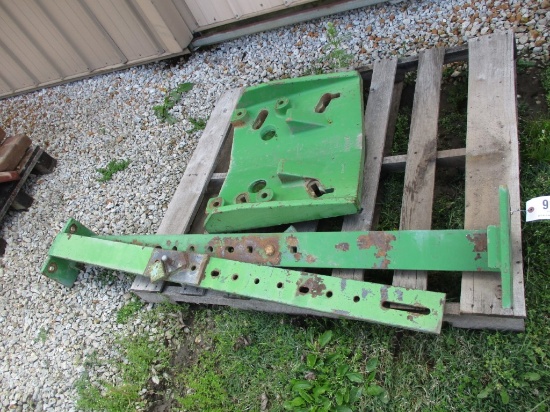 99357- JOHN DEERE NEW GEN DOUBLE STACK WEIGHT w/ RAILS **(all one money)