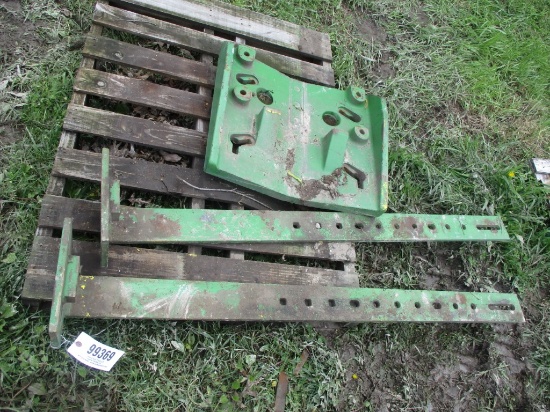 99369- JOHN DEERE NEW GEN DOUBLE STACK WEIGHTS w/ RAILS **(all one money)