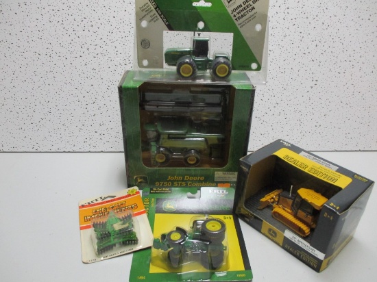 5- JD 1/64 SCALE MISC TOYS