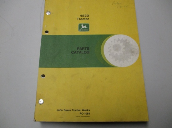 JD 4520 PARTS CATALOG, #PC1088