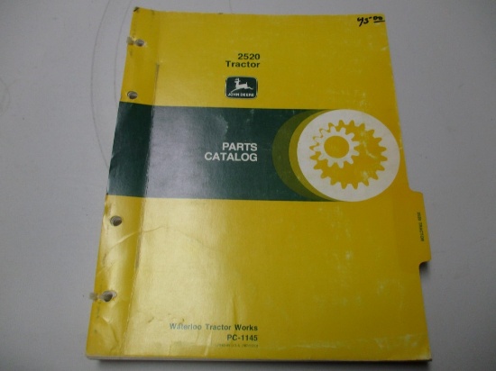 JD 2520 PARTS CATALOG, #PC1145