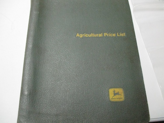 1969 JD DEALER PRICE BOOK, JD 820-JD 5020, WA-14, WA-17