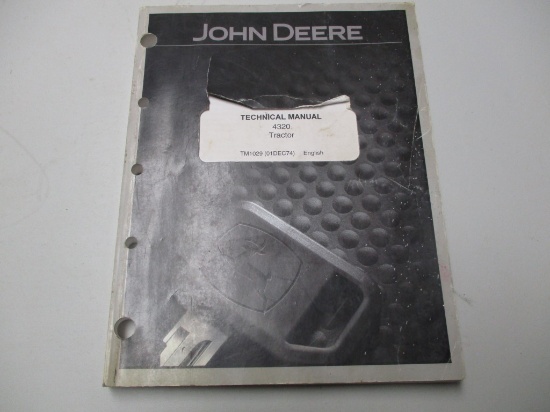 JD 4320 TECH MANUAL #TM1029