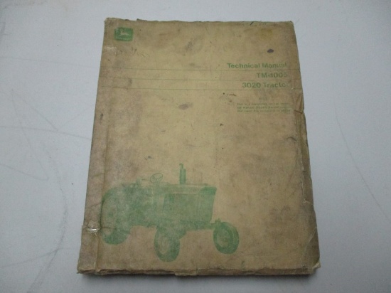 JD 3020 TECH MANUAL #TM1005
