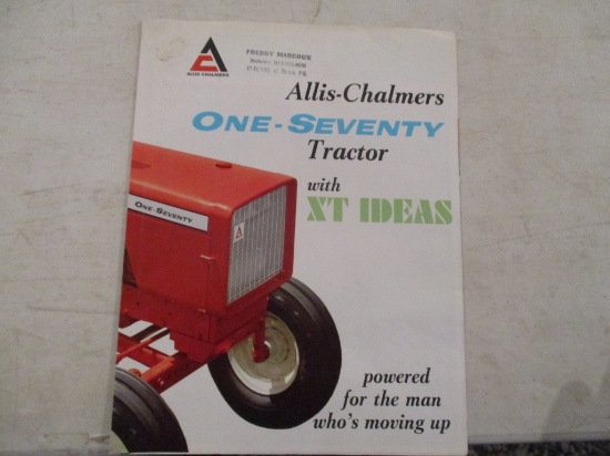 86496- ALLIS CHALMERS 170 TRACTOR WITH XT IDEAS
