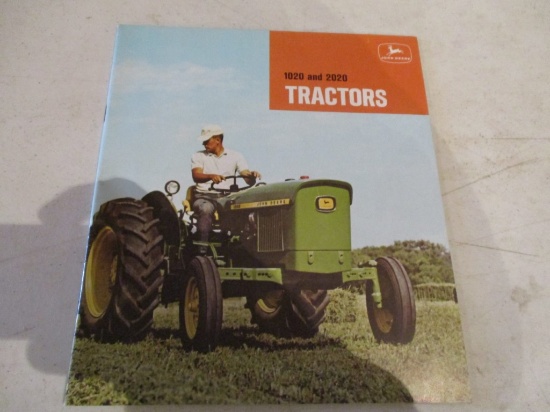 86512- 1966 JD 1020 AND 2020 TRACTORS LU,RU,HU 36 COLOR PAGES A-1694-10-66  8” X 9”