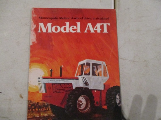 86515- 1972 MINNEAPOLIS-MOLINE 4-WHEEL DRIVE ARTICULATED MODEL A4T LP AND DIESEL