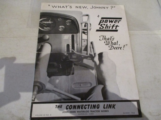 86517- 1963 JD “THE COLLECT A CONNECTING LINK” WATERLOO EMPLOYEES MAGAZINE