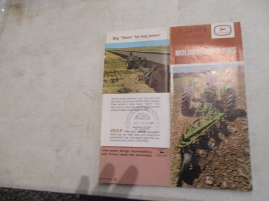86558- 1963 JD MOLDBOARD PLOWS