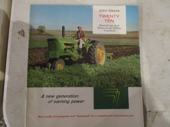 86584- 1960 JD 2010 ROW CROP AND ROW CROP UTILITY TRACTORS