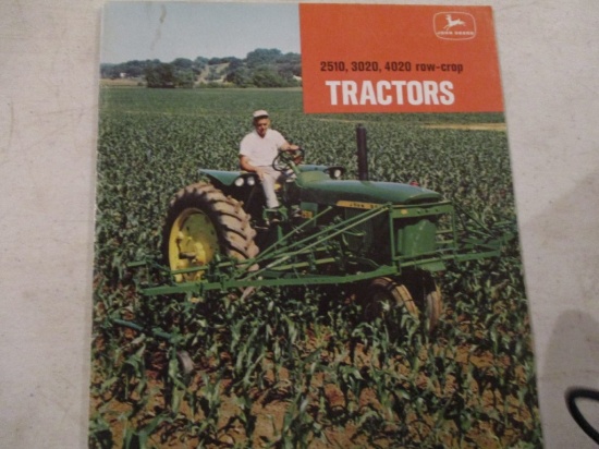 86587- 1966 JD 2510, 3020, 4020 ROW CROP TRACTORS