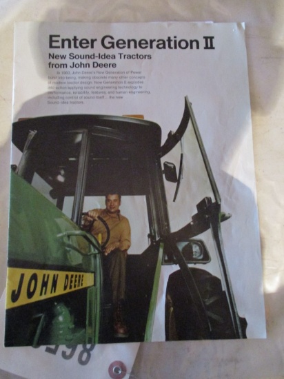 86594- 1972 JD ENTER GENERATION II NEW SOUND IDEA TRACTORS