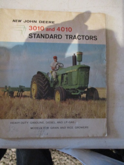 86599- 1961 JD THE NEW 3010 AND 4010 STANDARD TRACTORS