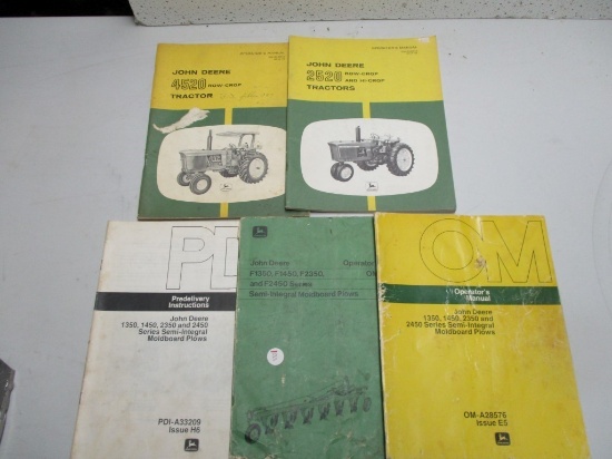 JD 2520 MANUAL, JD 4520 MANUAL, 3 PLOW MANUAL