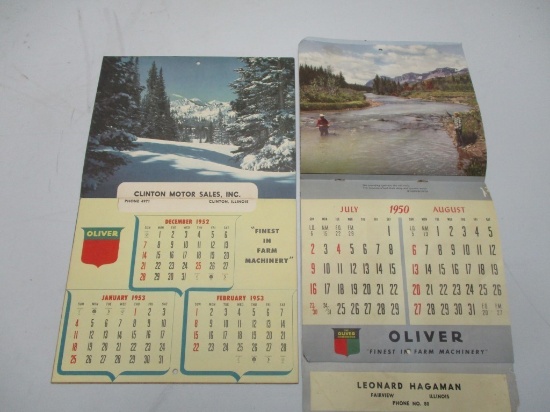 1950/1952 OLIVER CALENDAR