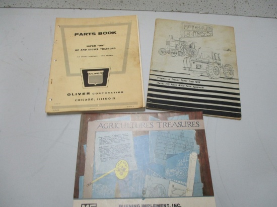 WHITE, OLIVER SUPER 99, MF, PARTS/OPERATORS MANUALS