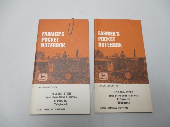 (2) JD POCKET LEDGERS, 102ND EDITION, 1968 YEAR