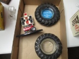 BOX MISC, ASH TRAYS, IH CLOCK