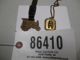 AVERY WATCH FOB, AVERY BULLDOG NECKLACE