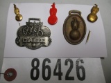 2- CASE WATCH FOBS, 3- CASE STICK PINS
