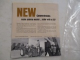 86437 1963 JOHN DEERE NEW 237 2 ROW MOUNTED CORN PICKER