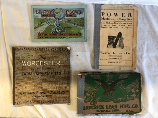 4 Old Implement Catalogs